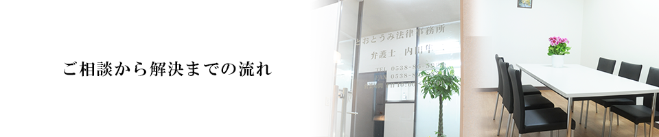 ご相談から解決までの流れ